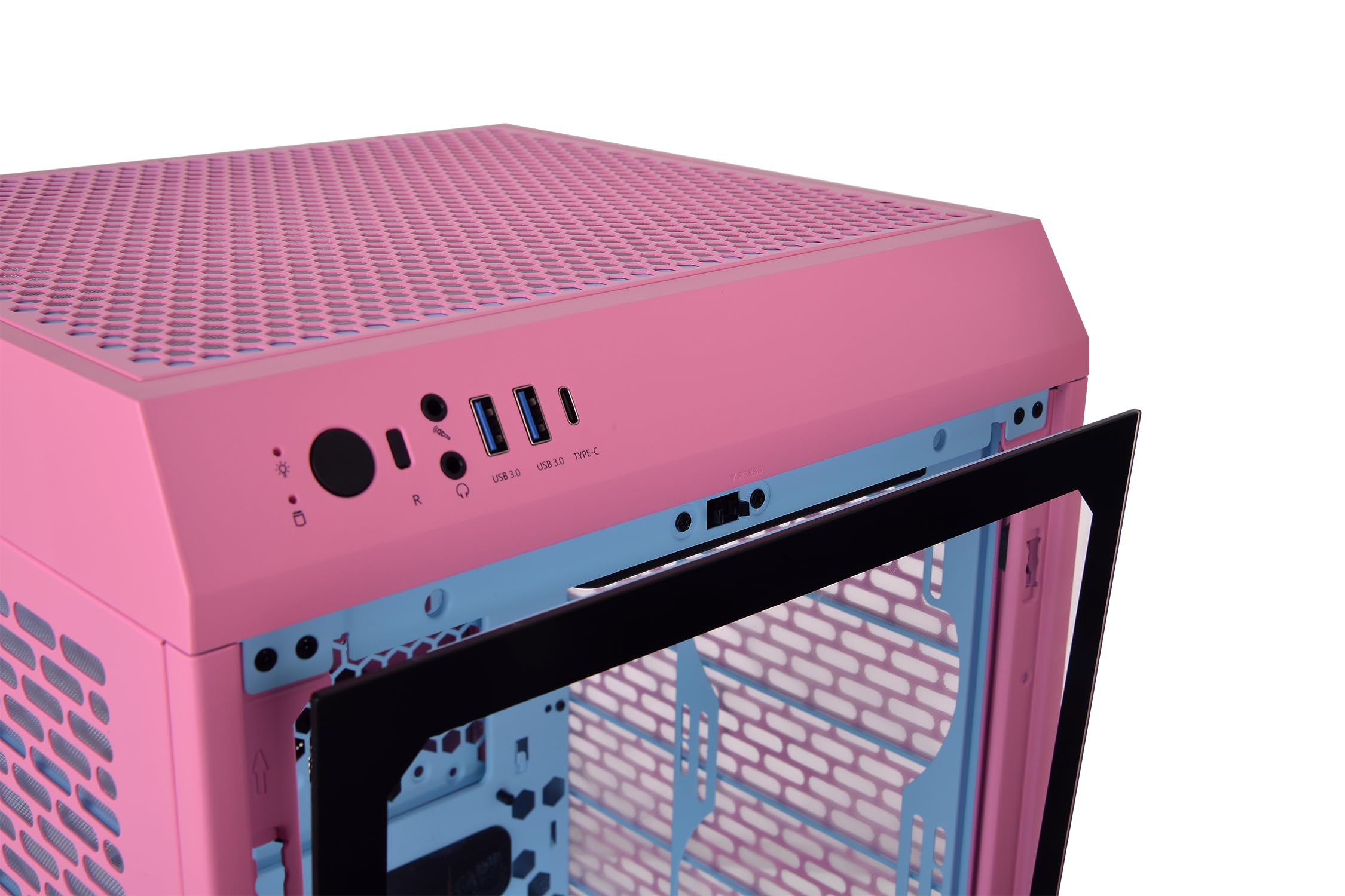 Thermaltake The Tower 200 Mini Tower | Bubble Pink