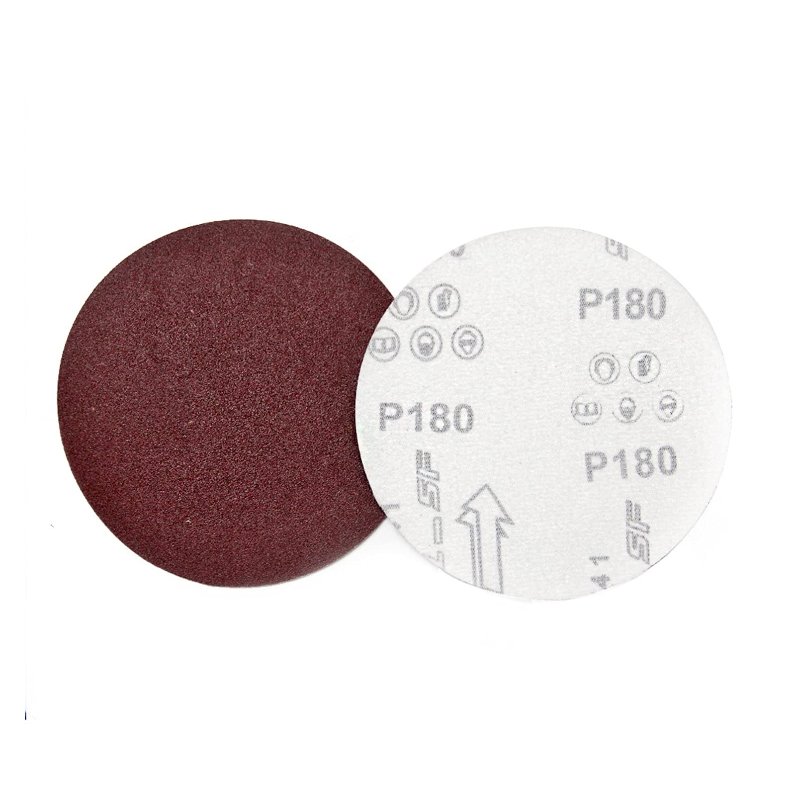 Lucidatura, carta vetrata a levigatura 20 dischi di carta vetrata rotonda da 9 pollici 215-220mm, carta vetrata Grit 60-320 dischi gancio e-loop, usati per la grana di levigatura (Grit : Grit 120)