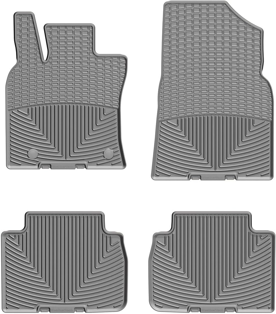 WeatherTech All-Weather Floor Mats for Toyota Camry Hybrid, Camry - 1st & 2nd Row (W463-W464), Black