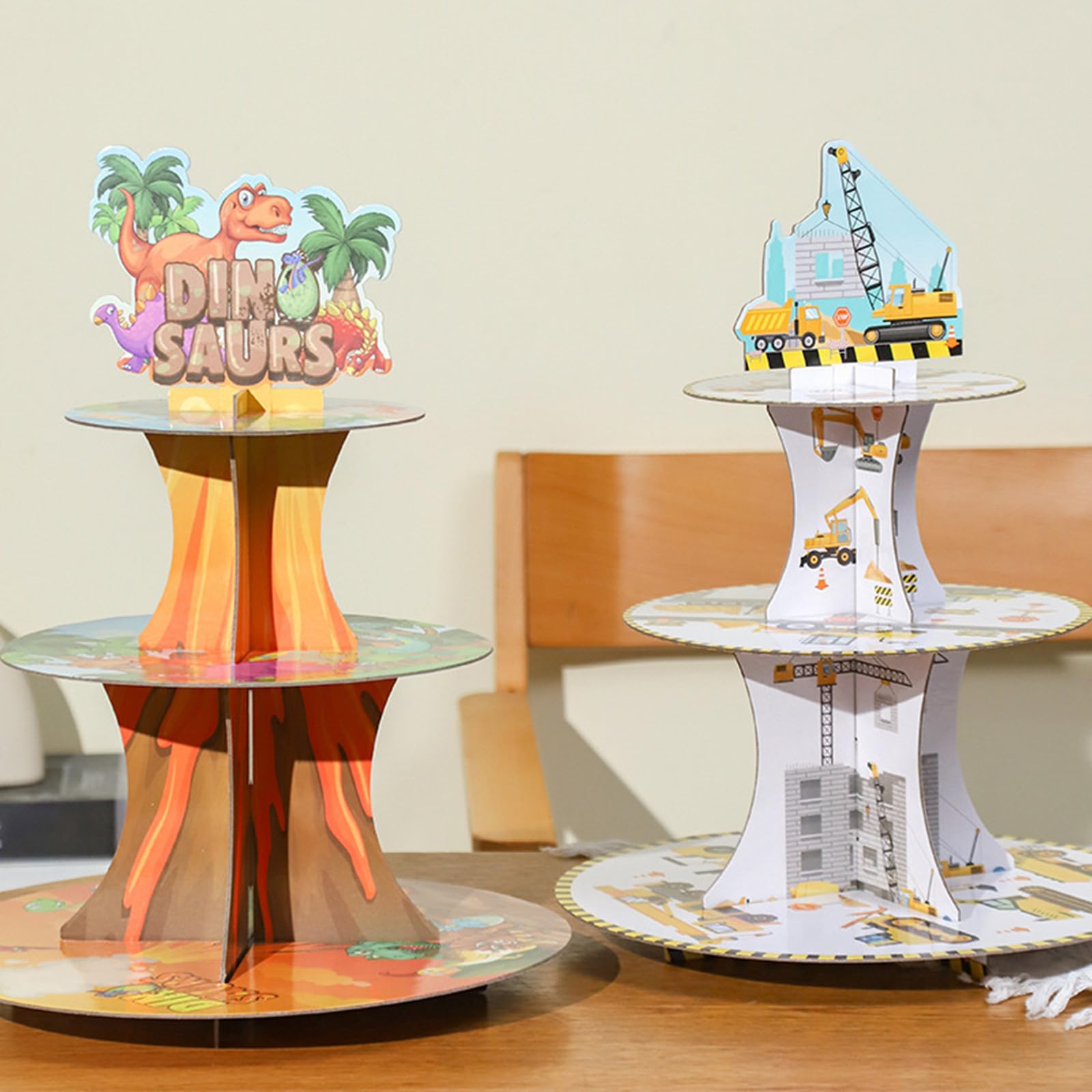 Soleebee Alzata Per Torte In Cartone, 3 Ripiani, Supporto Per Cupcake