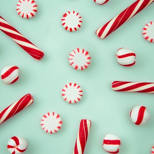 Miniatura 3 de Brach's Bobs Sweet Stripes - Palitos de menta suave con diseño de rayas, caramelos navideños, caja de 5 onzas, 10 unidades