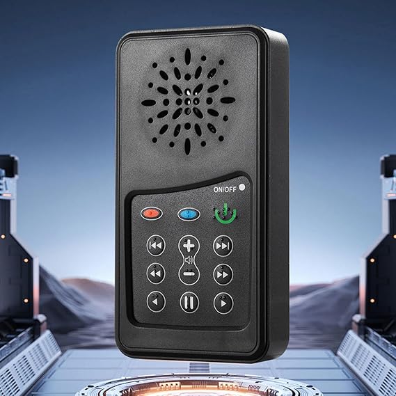 Electronic Holy Bible Audio Player, Multilingual Audio Bible KJV Player Rechargeable Talking Audio Bible Player Smart Memory Reading Function (French Version A B English KJV 288 Hymns)