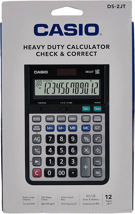 Casio Ds-2jt Prof-table Type 12 Digit Process Control