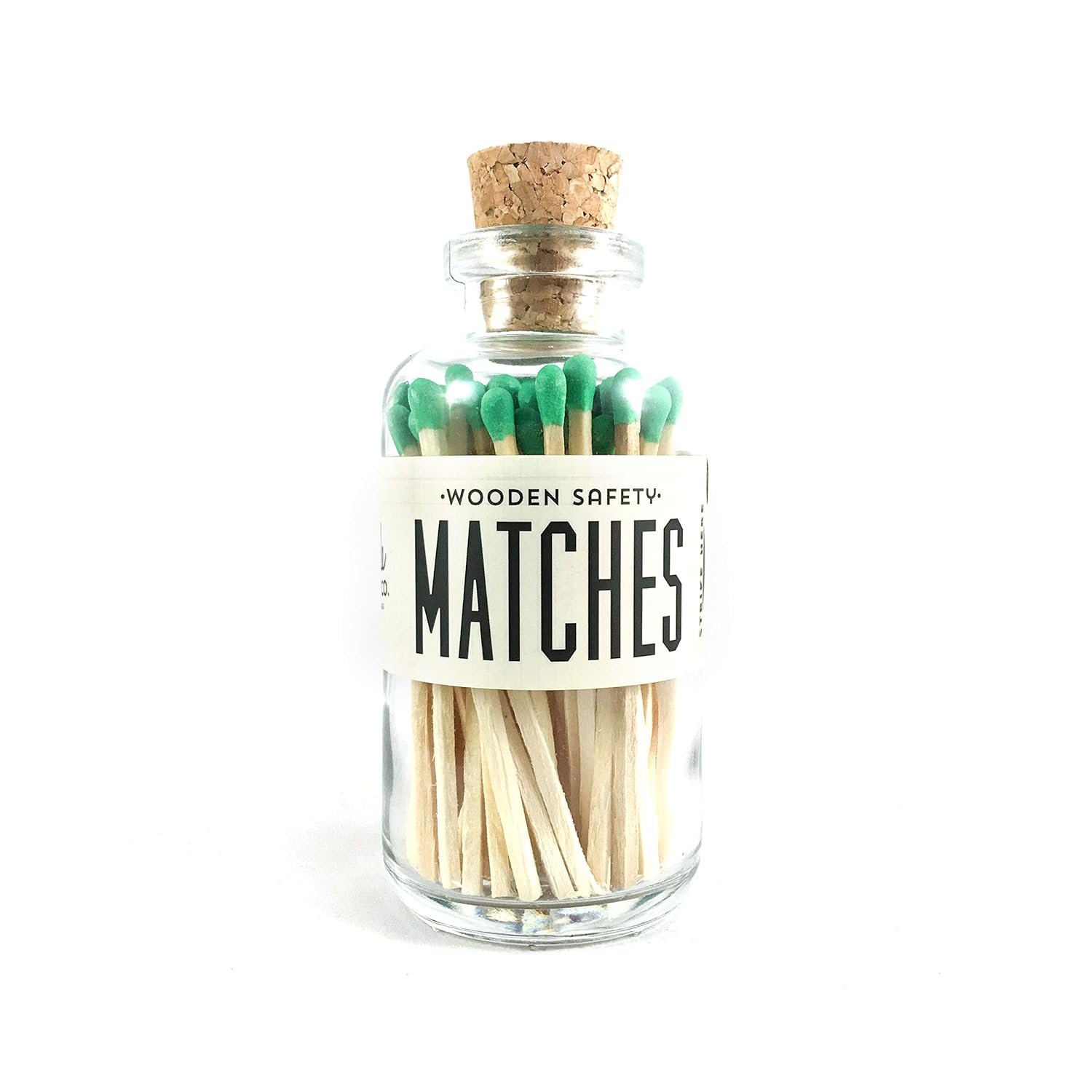 Green Tip Colored Matches. Match Sticks Mini Decorative