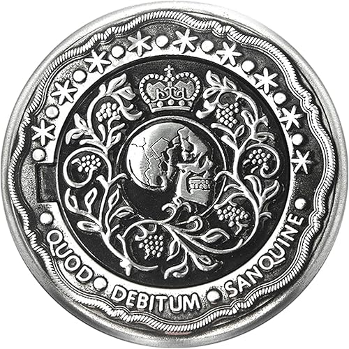 Blood Oath Marker Coin Novelty Metal Coins John Movie Props Cosplay Collecting Coin for Fans for Men Women Teen (Silver Coin)