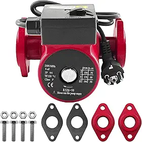 Bomba circuladora de aço inoxidável de 3 velocidades UPS26-99SFC 98961763 compatível com aquecimento radiante Grundfos, aquecimento hidrônico, aquecimento de bobina do ventilador, sistema solar, tipos