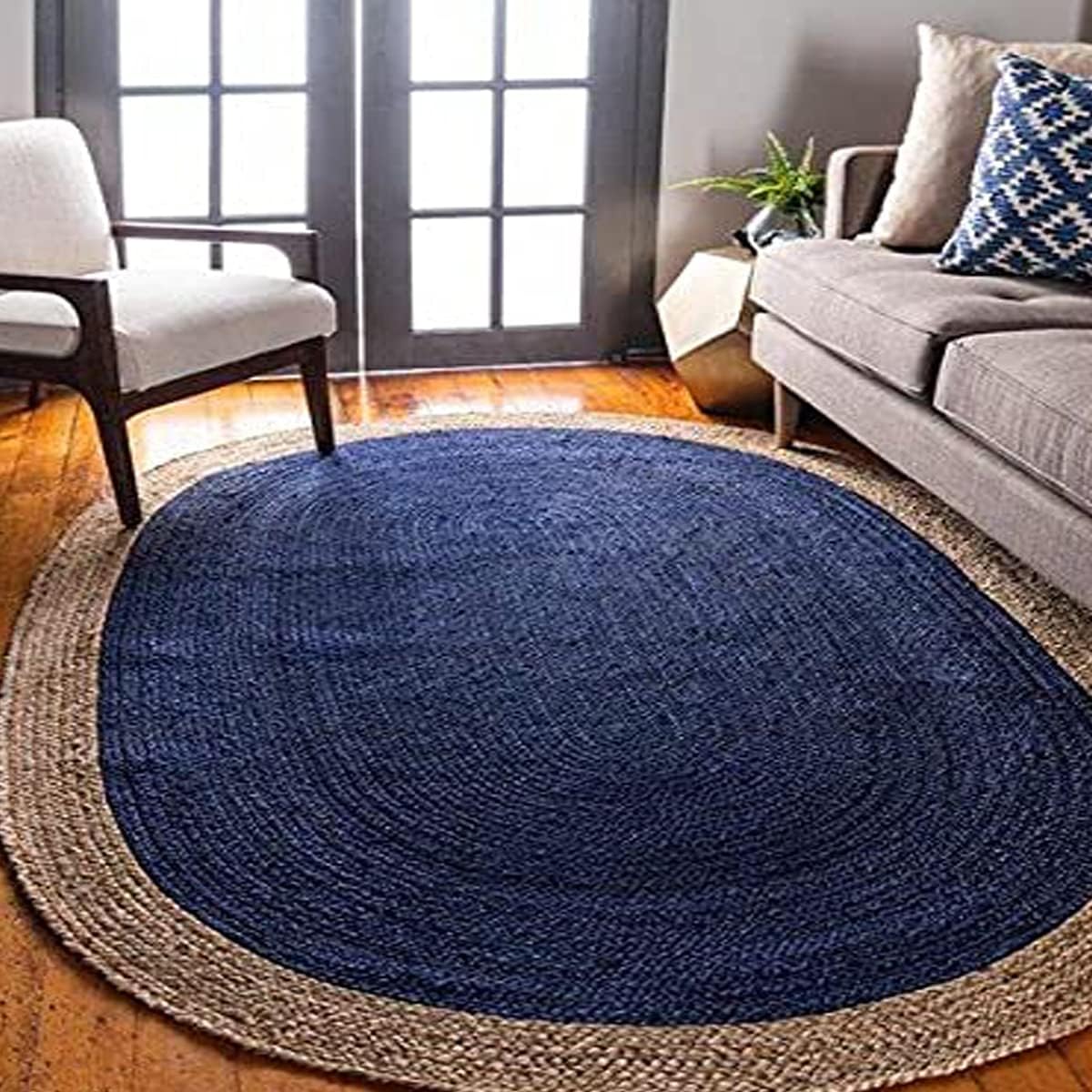 Premium Modern Design Collection, Braided Reversible Carpet, Hand Woven Classic Rug, Kitchen Rugs, Rugs for Living & Bedroom