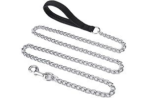6ft Metal Dog Chain Leash: Perfect for Large Dogs