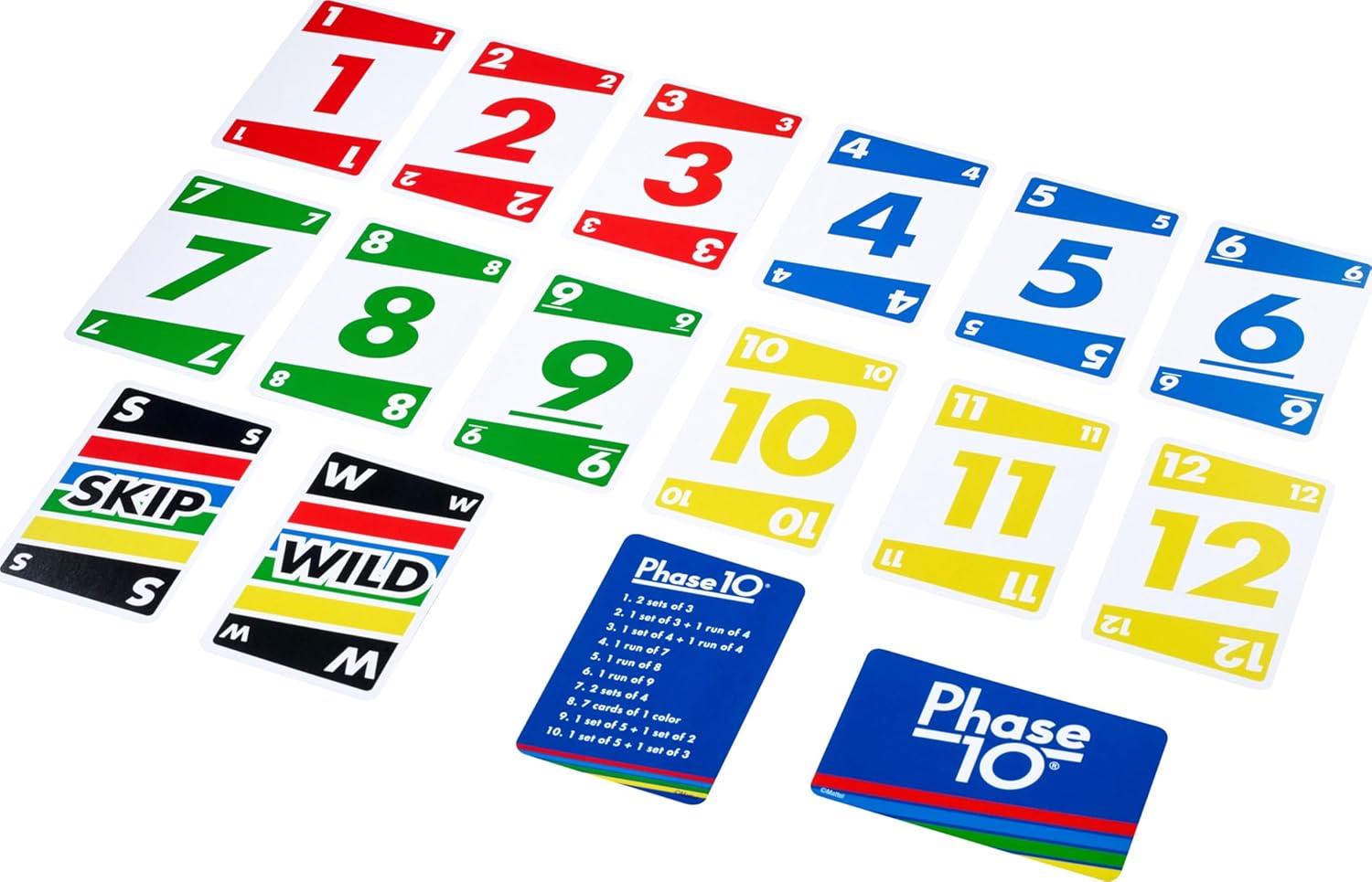 Mattel Games Phase 10 Card Game with 108 Cards, Great Game for Kids, Family or Adult Game Night, Ages 7 Years and Older