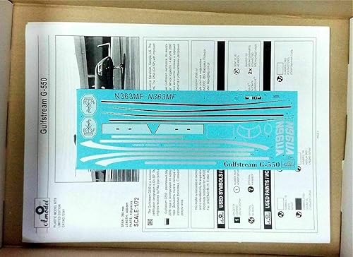 Miniatura 2 de Amodel 72361-172 Gulfstream G-550 Business Class Airplane, kit de modelo a escala