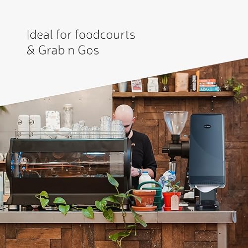 Vista 12 de EZ-Pull 4300B-EZ - Dispensador de servilletas para encimera, plegado en V, color negro perla Encimera Pearl Black