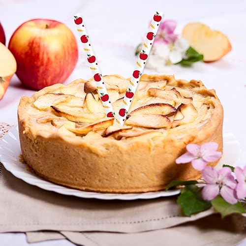 Miniatura 6 de Waline - 200 popotes de papel para el regreso a clases, popotes decorativos desechables para la escuela, suministros de fiesta de bienvenida