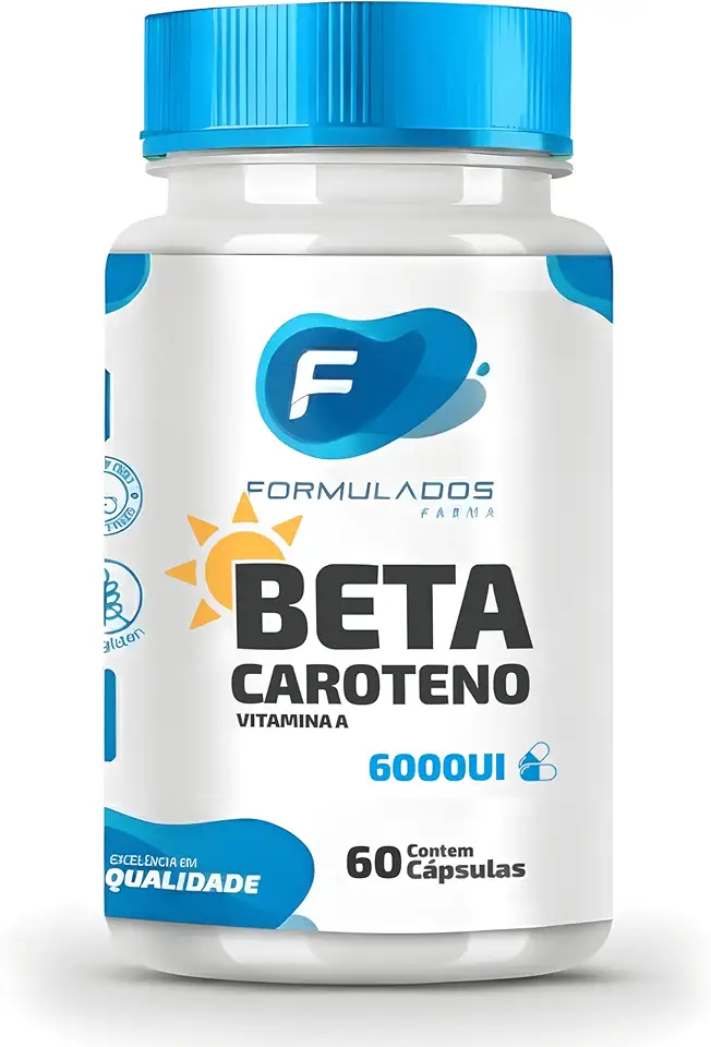 Betacaroteno 6000UI 60 Cápsulas