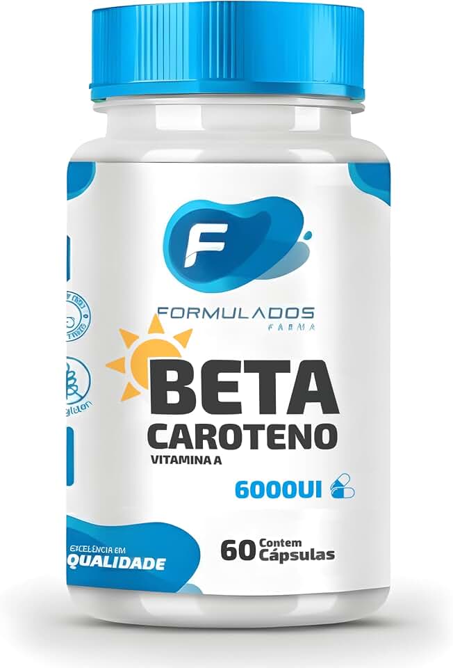 Betacaroteno 6000UI 60 Cápsulas