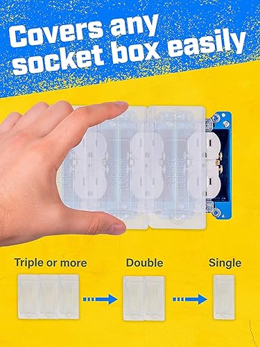 Miniatura 6 de La cubierta de salida más inteligente para paneles de yeso y pintura mejor que la cinta para proyectos de remodelación y bricolaje, paquete de 60