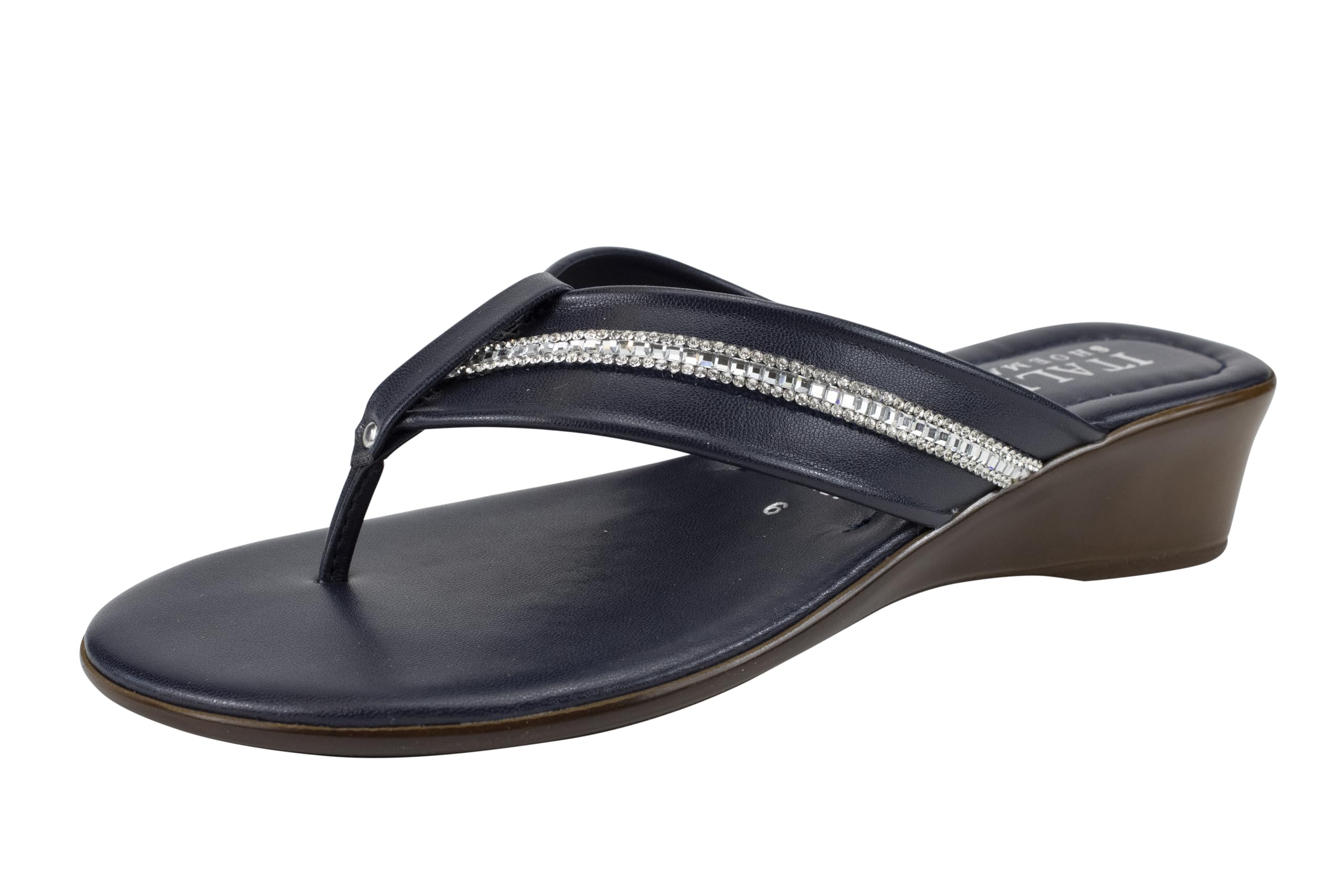 ITALIAN Shoemakers Women's Sunsyn wedge thong sandal for Women