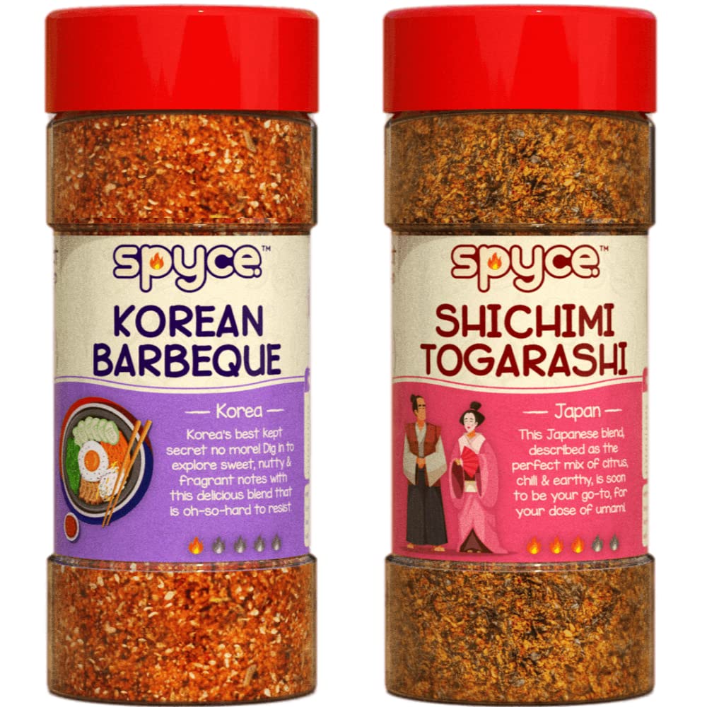 Spyce | Korean Barbeque 130g + Shichimi Togarashi 100g | Spyce Bundles, Multi Packs, Buy More Save More | Spice Blends, seasonings & masalas (B0BT171C3N) Amazon Price History, Amazon Price Tracker