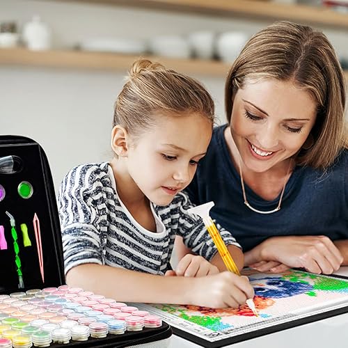 Miniatura 5 de LitEnergy Kit de almohadilla de luz LED de 9 x 12 pulgadas, tablero de luz alimentado por USB, caja de luz de brillo ajustable con 108 ranuras