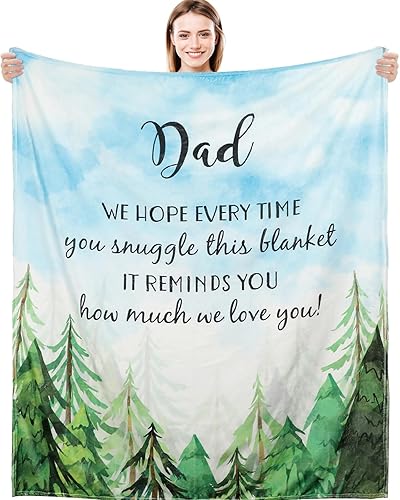 Miniatura 7 de NEWLIGHTURE Regalos para el abuelo de parte de los nietos, regalo de manta del día del padre, regalo de cumpleaños para abuelo, el mejor regalo para