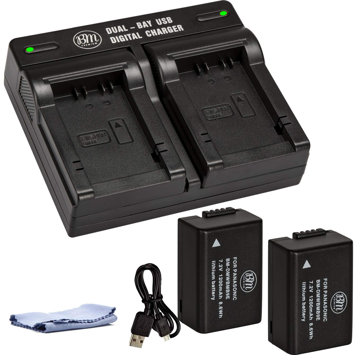 DMW-BMB9 DMW BMB9E BMB9PP Batteria Per Panasonic - Foto 13
