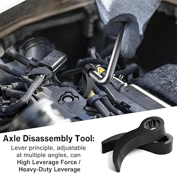 2 Pcs 1/2 Adjustable Pry Bar Adapter for Ratchet & Torque Wrench Leverage