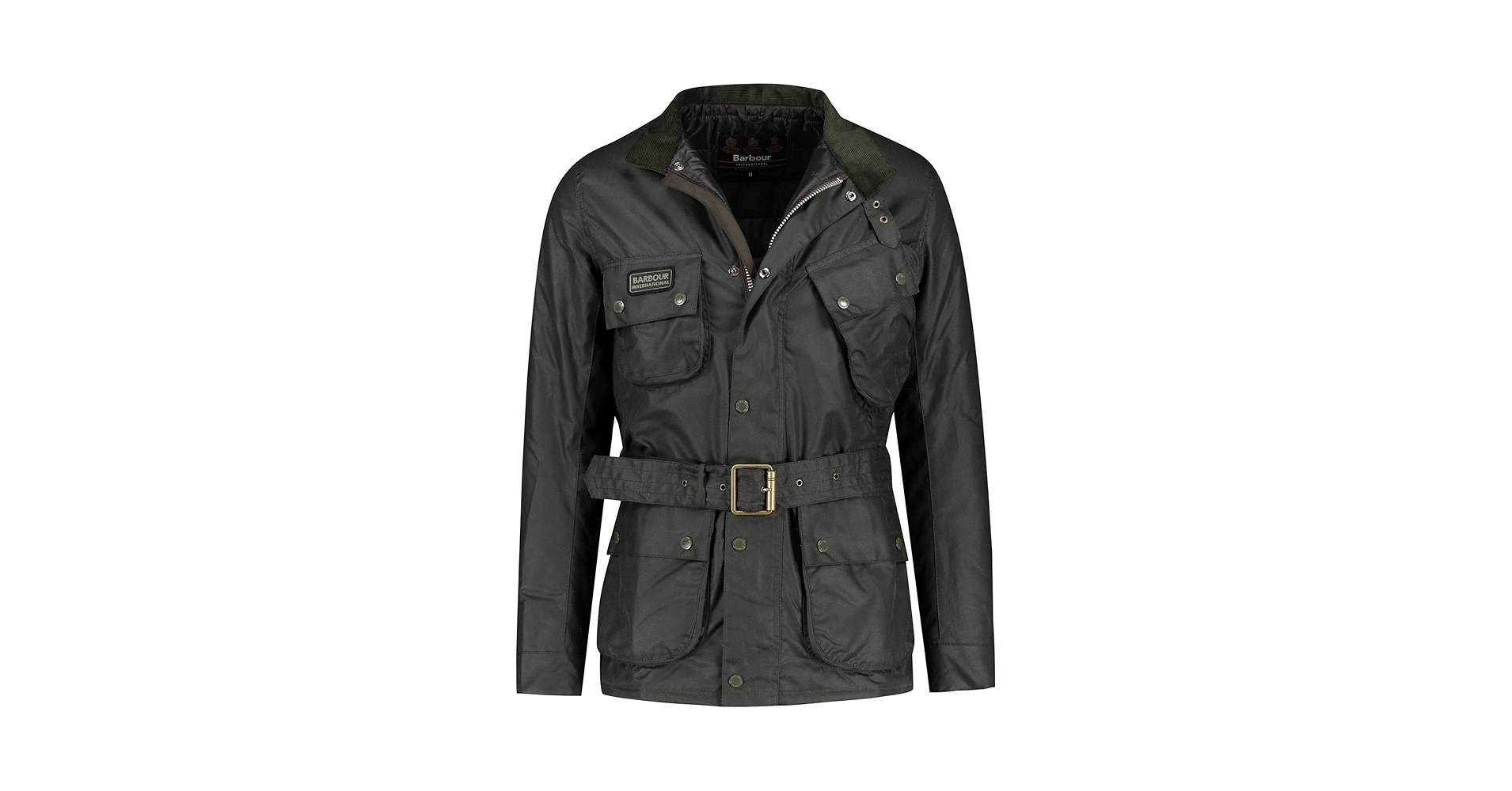 ほぼ新品　Barbour international SL
バブアー　インターナ Barbour International New SL International Wax Jacket Sage