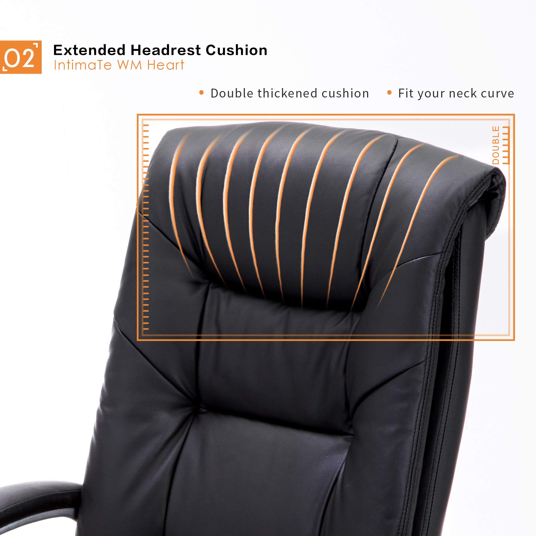 Buy IntimaTe WM Heart HighBack Executive Leather Office Chair