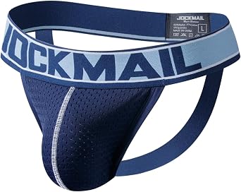 JOCKMAIL Jockstraps Athletic Supporter for Men Underwear Breathable Jock Straps Workout Sexy Thong g-String Sport