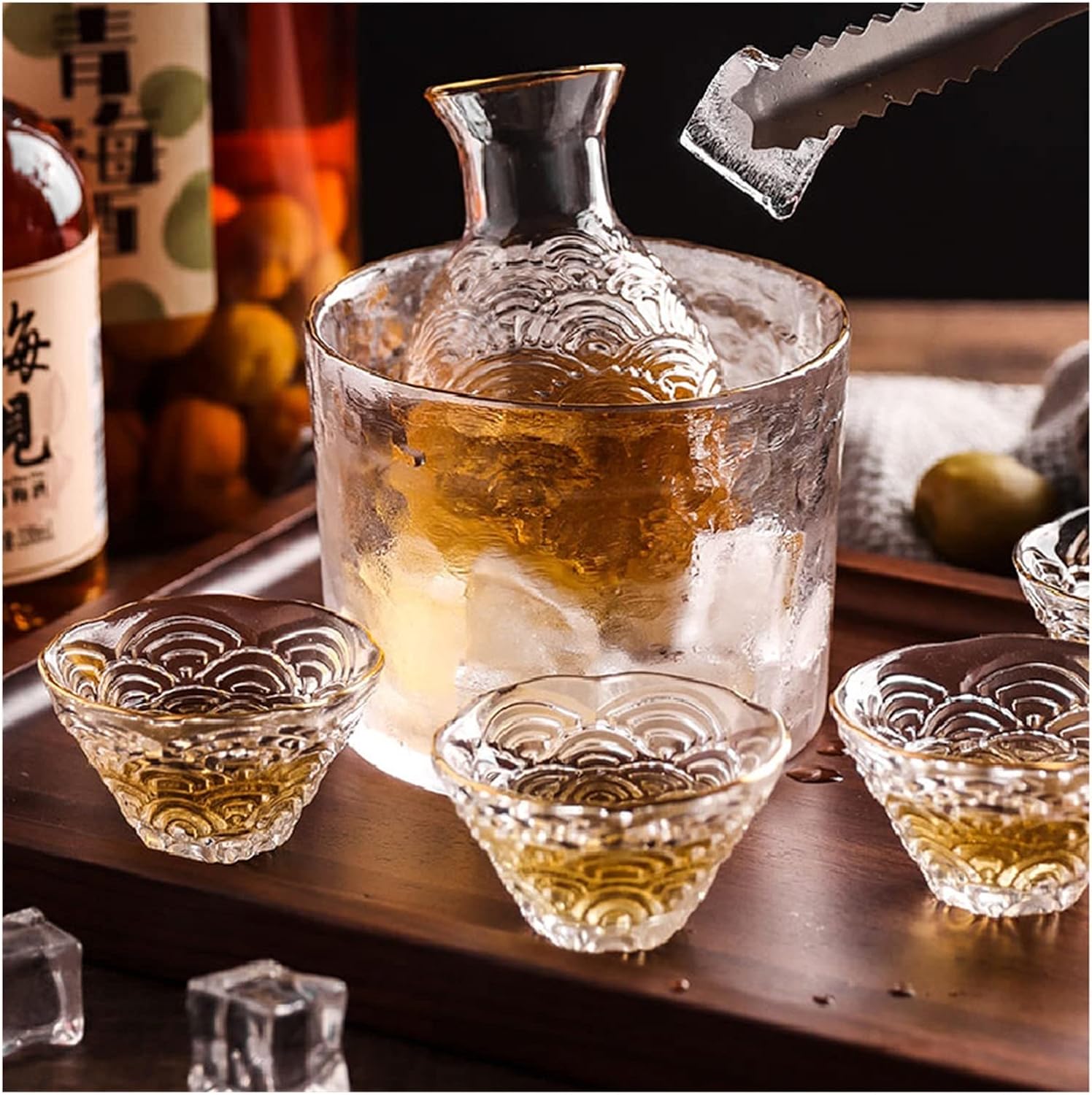 Fine Sake Pot Set Wine-Warmer Wineglass White Wine Glass Liquor Divider Household