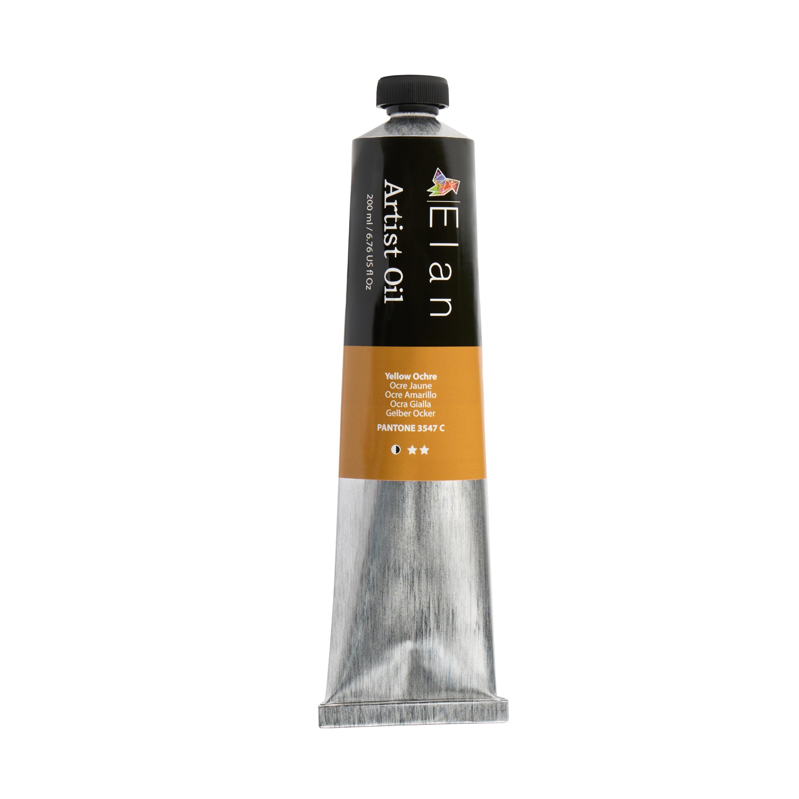 Elan Yellow Ochre Oil Paint 200ml Tube