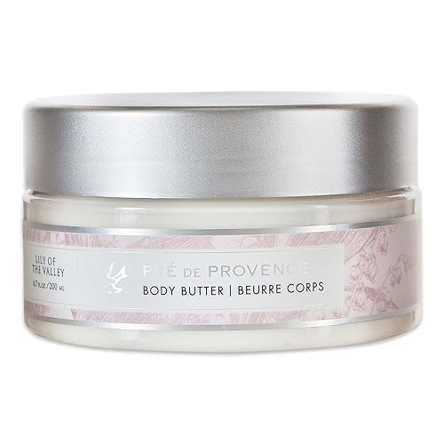 Pre de Provence Collection - Crema corporal enriquecida con manteca de karité, hidratante corporal calmante e hidratante para mujeres, 6.7 onzas