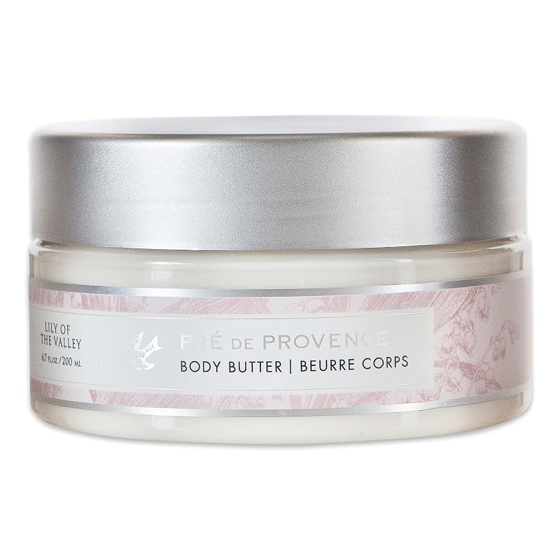 Pre de Provence Manteiga Corporal com Manteiga de Karité, fragrância Lily of the Valley, 200 g