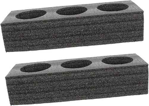 2pcs Multi-hole Cup Holder Trays for Takeout Drinks Drink Packing Carrier for Milk Tea Coffee Cold Beverages Easy to Use Black Beverage Rack