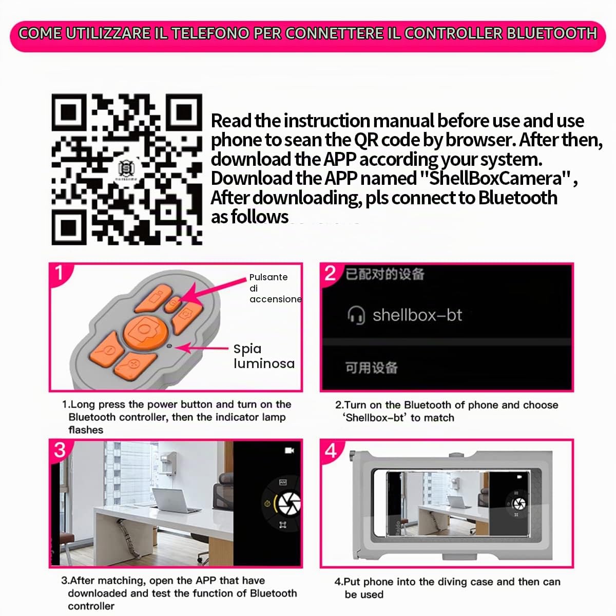 AICase Custodia impermeabile universale, guscio fotografico per iPhone 14 Pro Max/13 Pro Max/12 Pro Max/11/XS/XR/X/8/7/6S, custodia protettiva subacquea 15m per Samsung S23 Ultra/S22 Ultra fino a 6,9"