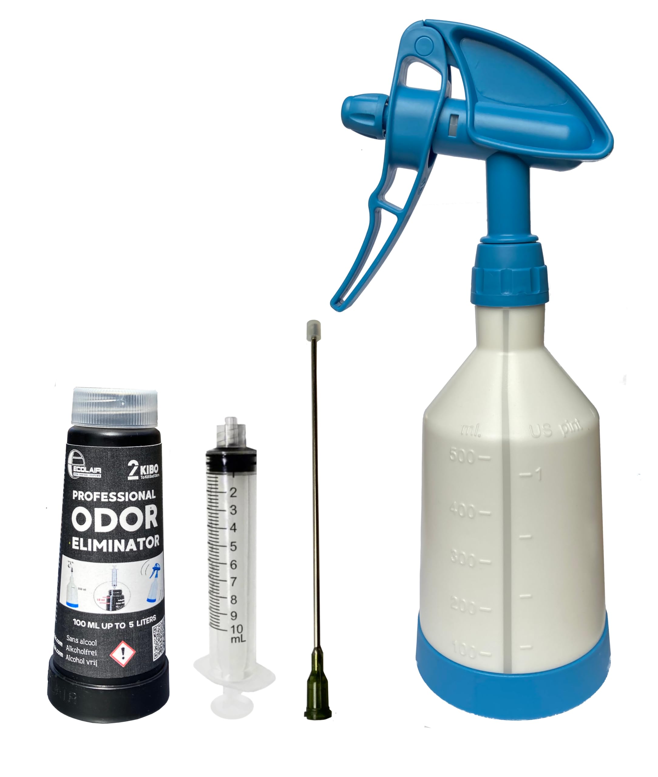 Kit de désodorisant industriel super-concentré, permet 5 litres de prêt à l'emploi