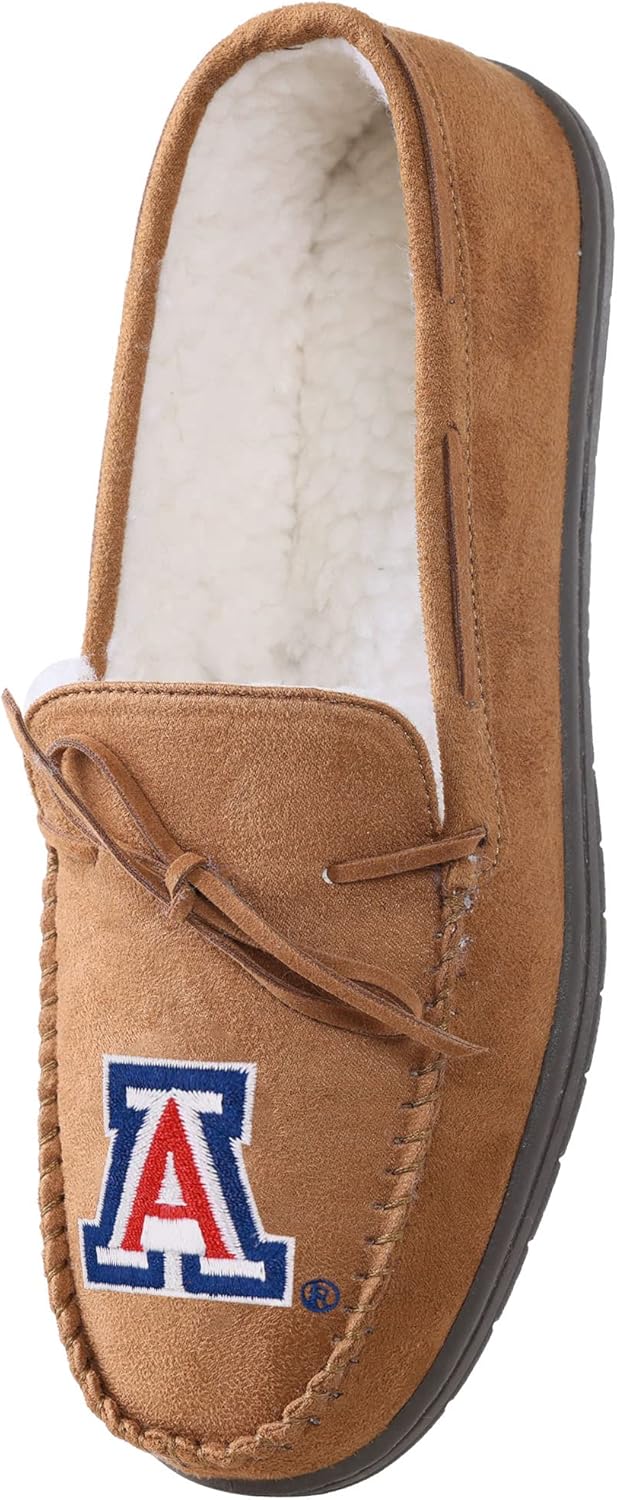 FOCO Men's NFL Team Logo Moccasin Slippers : Sports & Outdoors