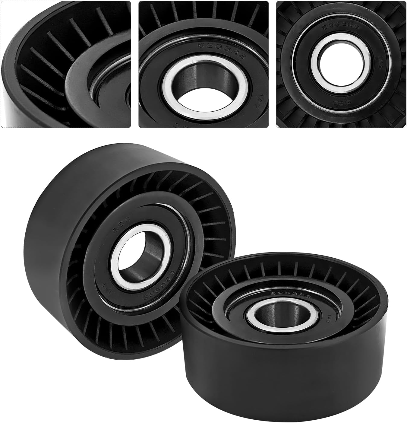 4627038AA-KIT Drive Belt Idler Pulley Tensioner Kit Replacement for Jeep Wrangler JK Unlimited 3.6L 2012-2018, 4627038AA