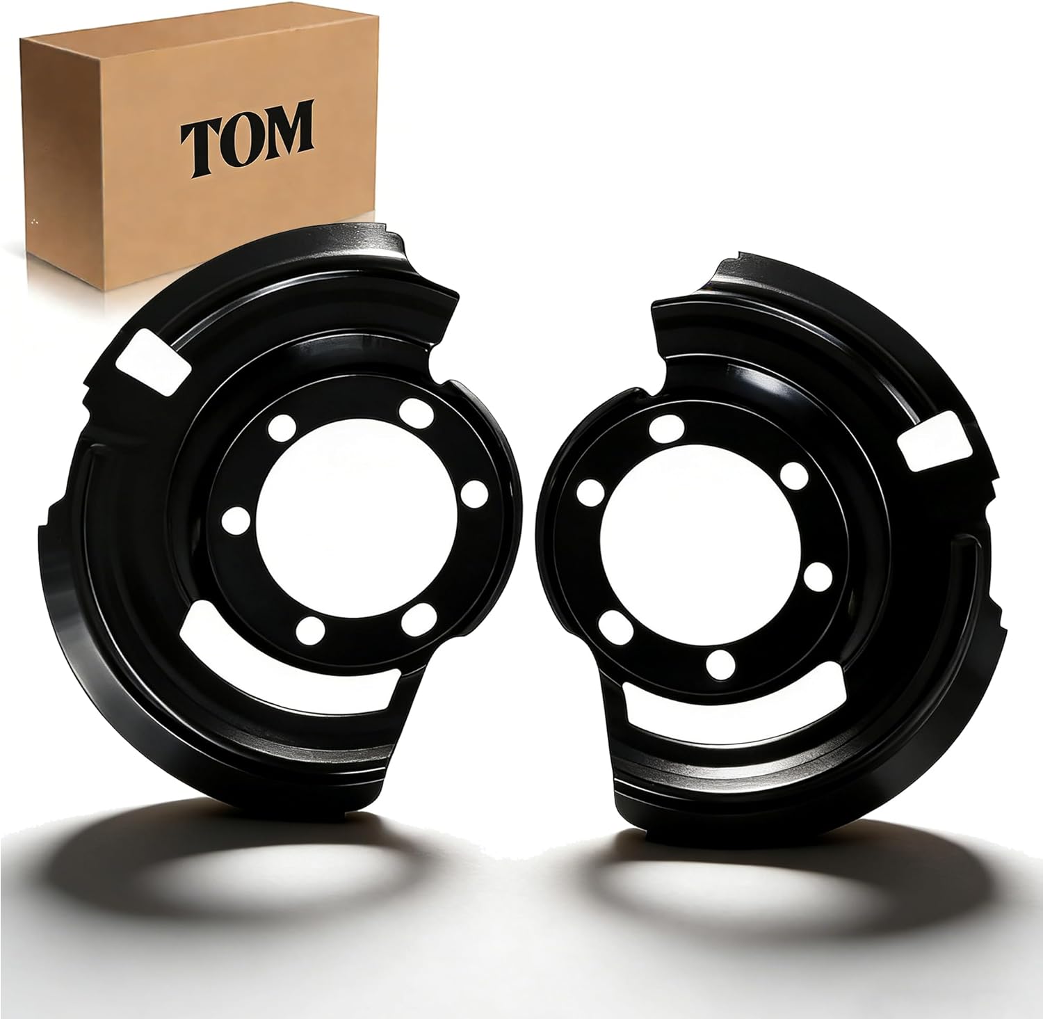 Front Left & Right Brake Dust Shield Set Compatible with Jeep Wrangler 1987-2006 Cherokee 1984-2001 Grand Cherokee 1993-1998 Comanche 1986-1992 Replaces 52005477, 52005476