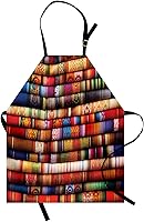 Vista 1 de Lunarable Delantales multicolores impresos digitales, Ciruela Azul Mar