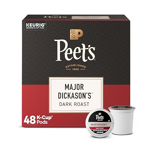 Peet's Coffee, Dark Roast Keurig K-Cup Pods, 100% Arabica Coffee