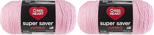 Vista 41 de Red Heart Super Saver - Ovillo de lana Jumbo Cafe Latte – Paquete de 2 unidades de 14 onzas – Acrílico – 4 medianos (peinado) – 744 yardas