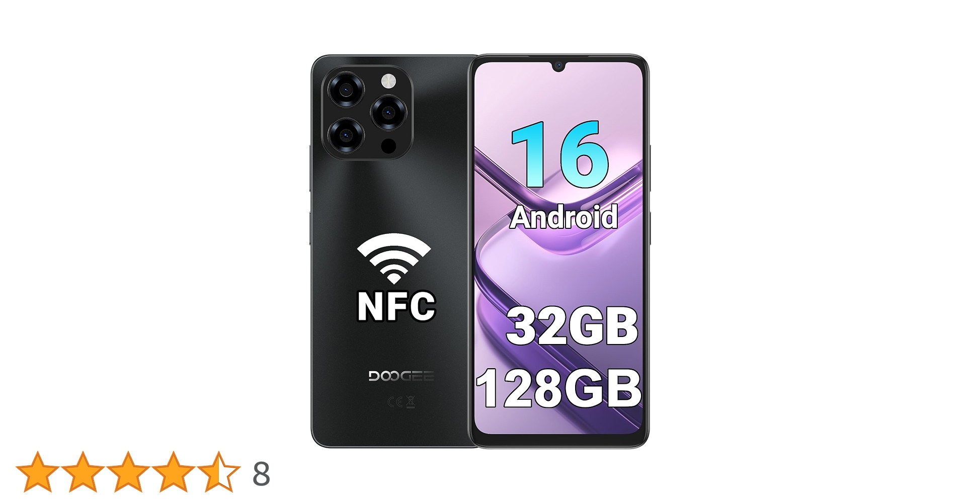 【未開封】DOOGEE Note58Pro Android16 RAM32GB Amazon | 【Android 16 SIMフリー スマホ 初登場】DOOGEE Note58
