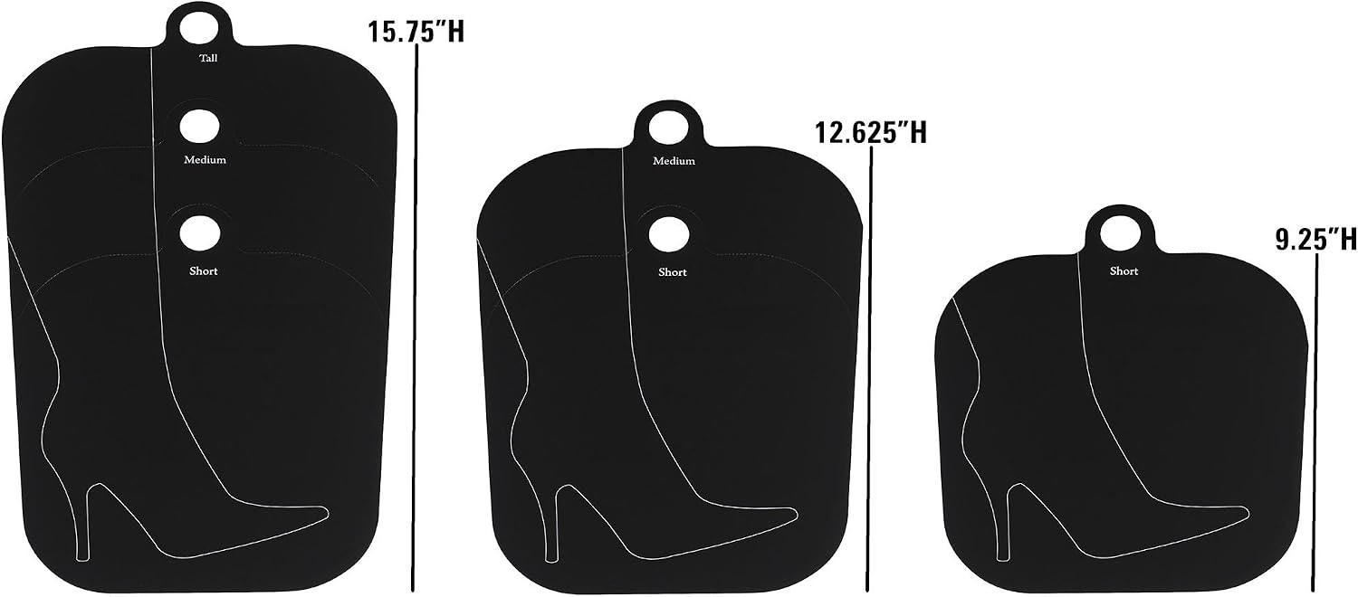 Household Essentials CedarFresh Boot Shapers, 4 Pairs, Plastic Boot Inserts, Pliable and Durable, Customizable Size, Perfect for Preserving Boot Shape and Quality, Multicolor image 2