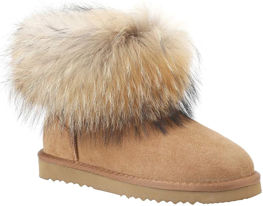 Ugg boots with fur at the top Clearance