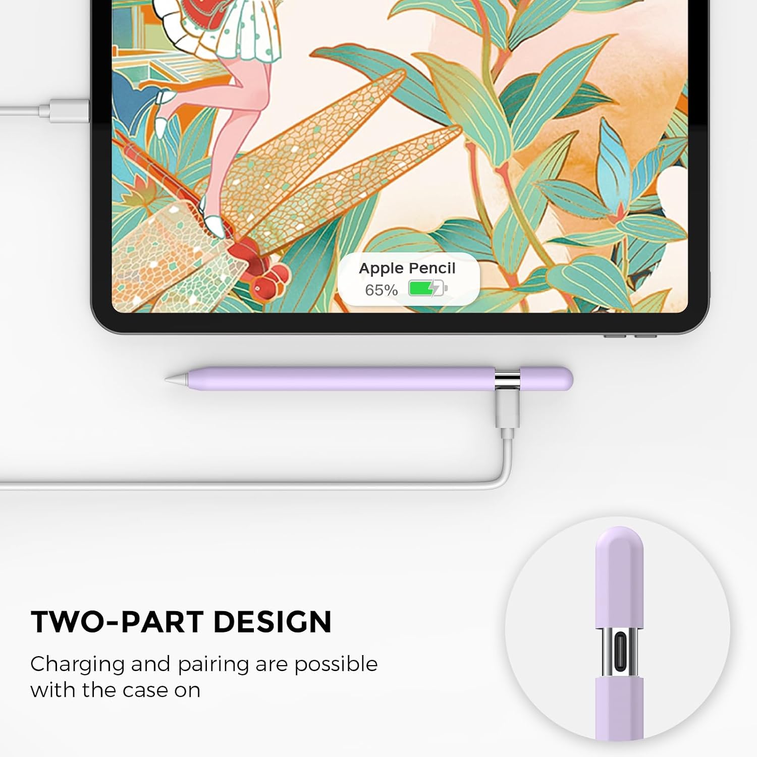 AhaStyle Silicone Case for Apple Pencil (USB-C) 2023 image 4