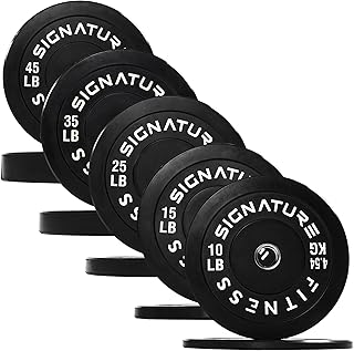 Fitvids Olympic Bumper Plates Set, 2