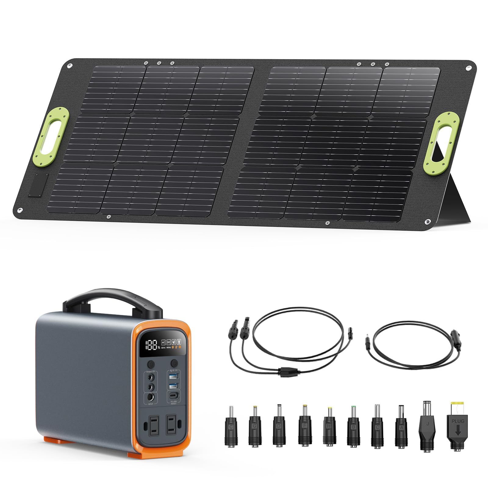 Amazon.co.jp: CTECHi ポータブル電源 ソーラーパネル セット 240W