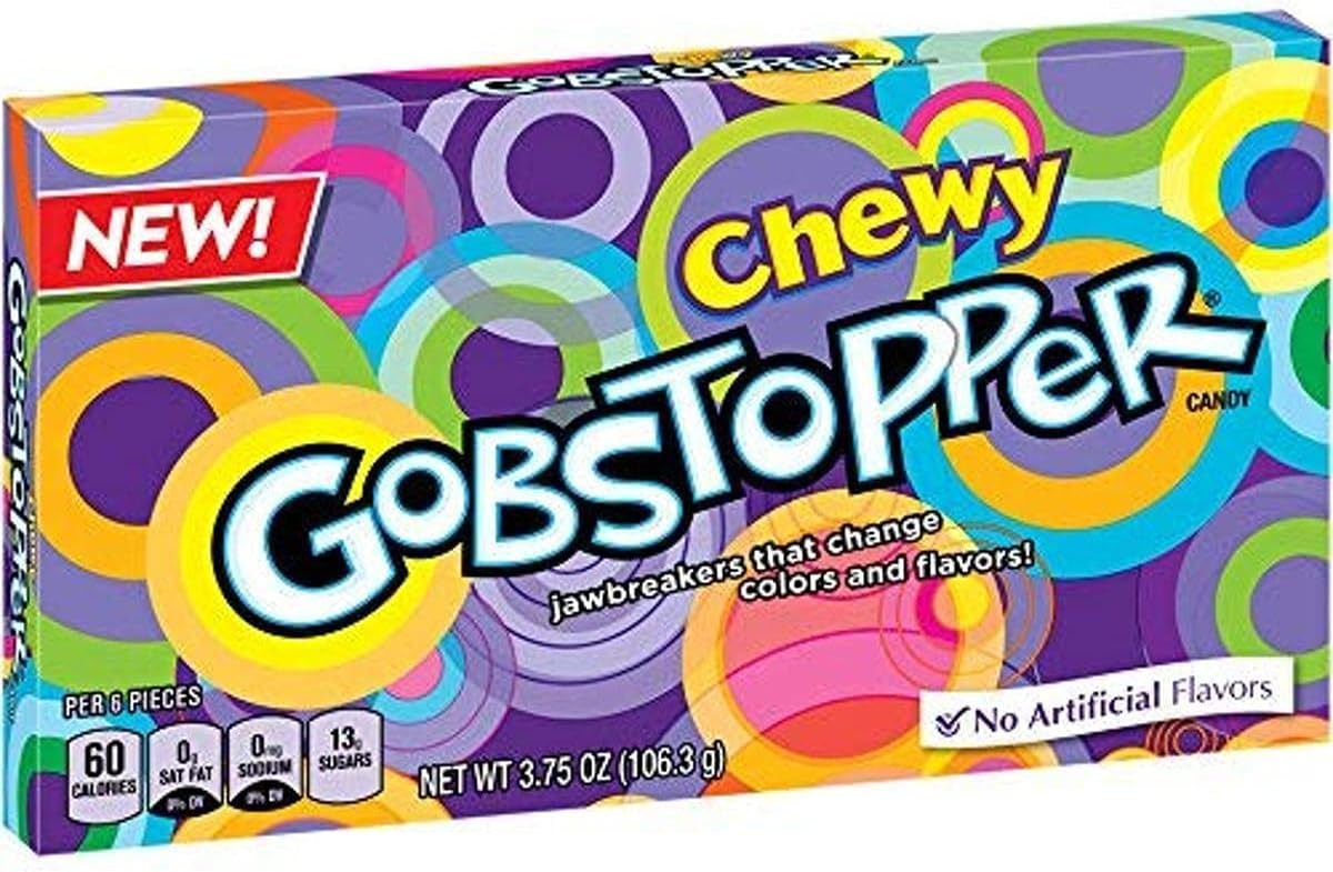 Gobstopper Chewy Candy Video Box, 3.75 oz