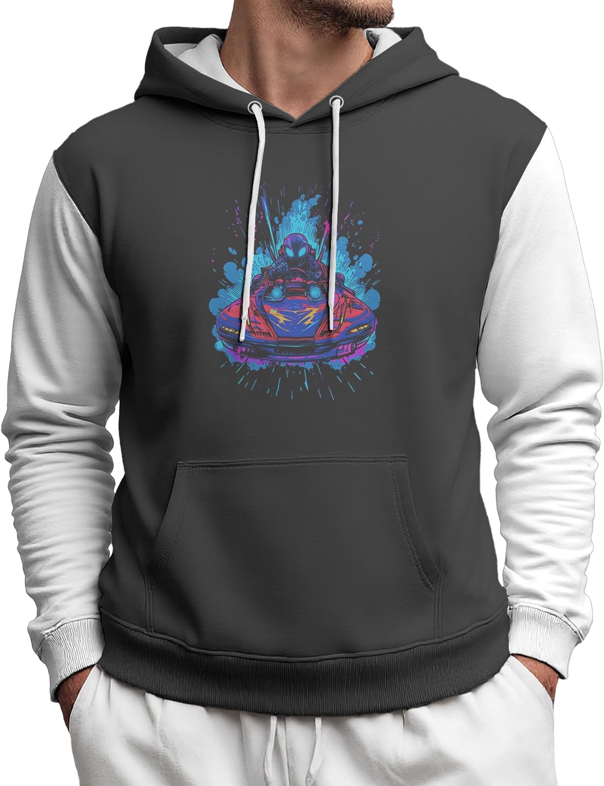 - Men Hoodies Graphic Athletic Hoodies For Men Drawstring Casual Sweatshirts With Pocket Long Sleeve Active Urbanwear