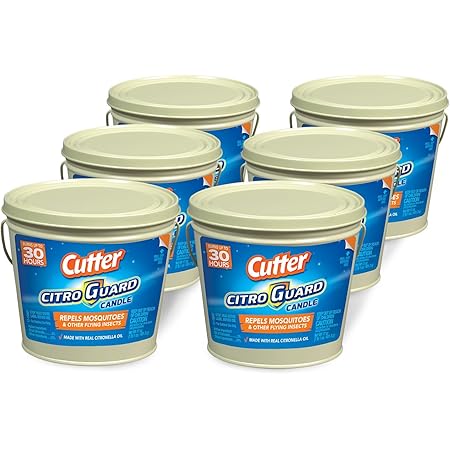 Cutter 95783-1 Camping-Candles, pack of 6, tan